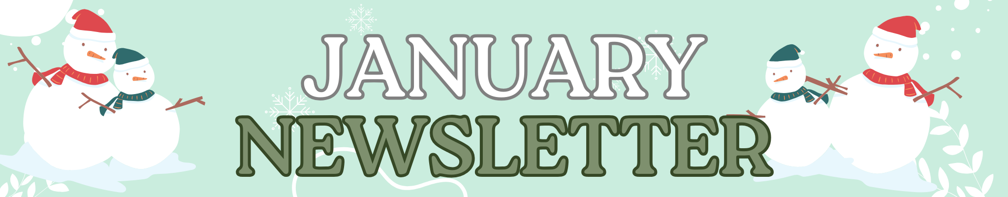 January newsletter header